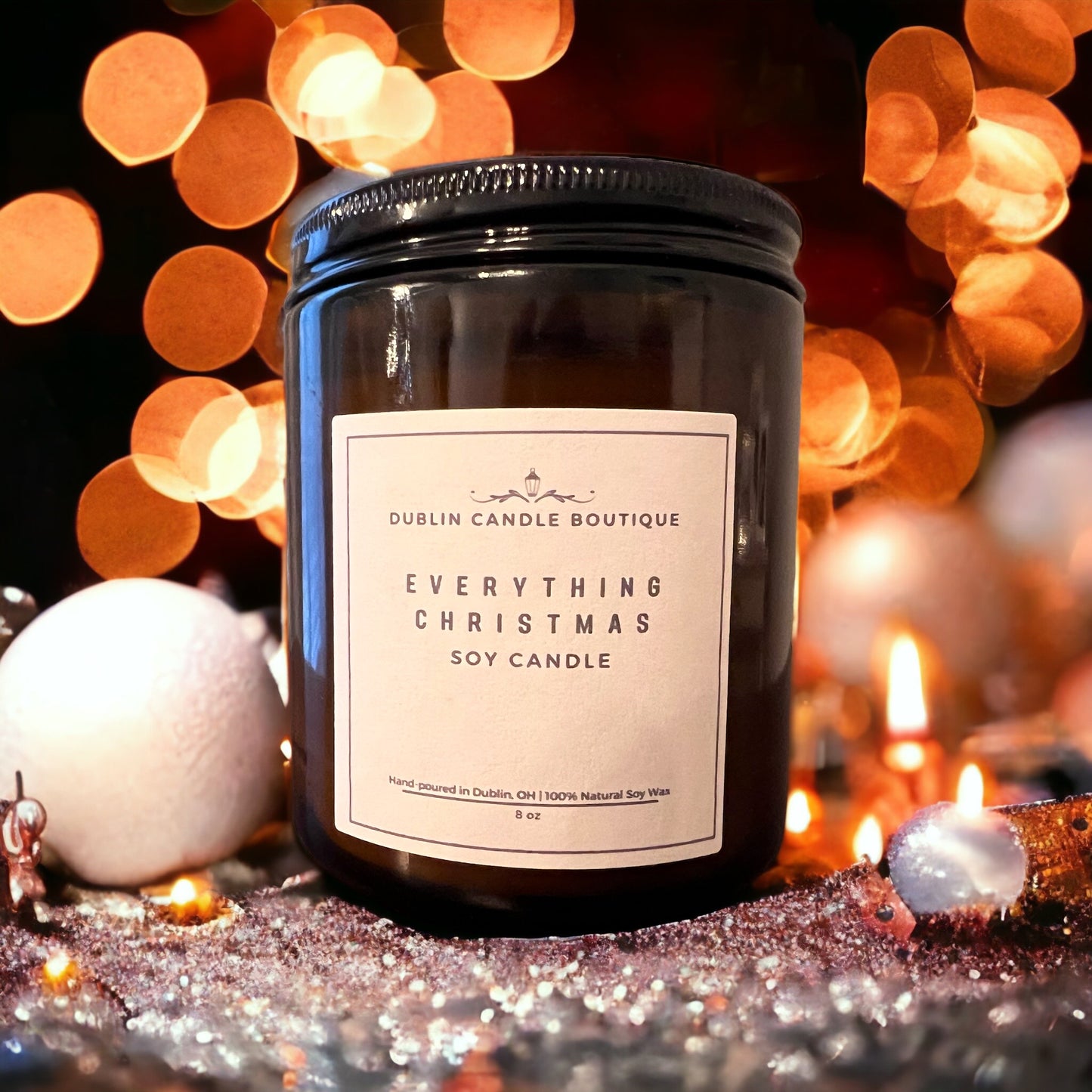 Artisanal Scented Candles - Winter Collection- Soy Wax Candles - 8 oz