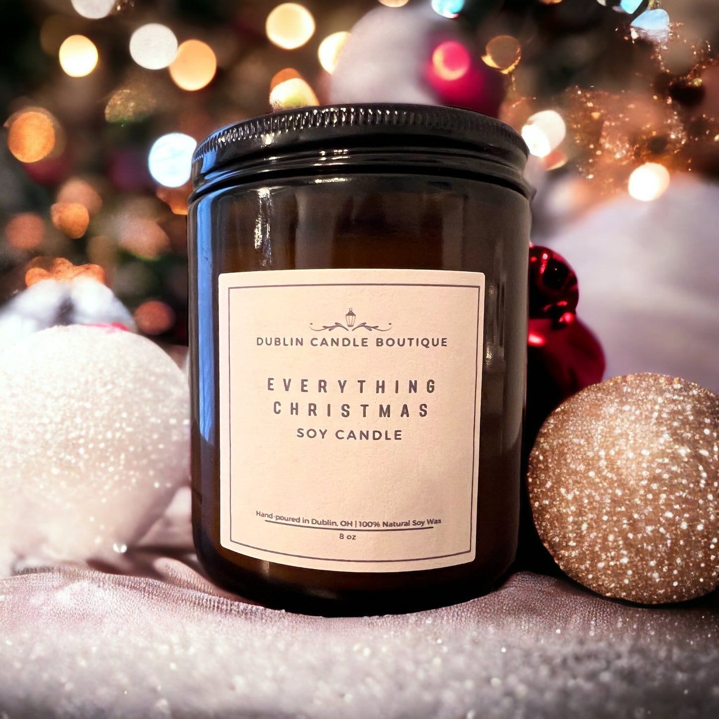 Artisanal Scented Candles - Winter Collection- Soy Wax Candles - 4 oz