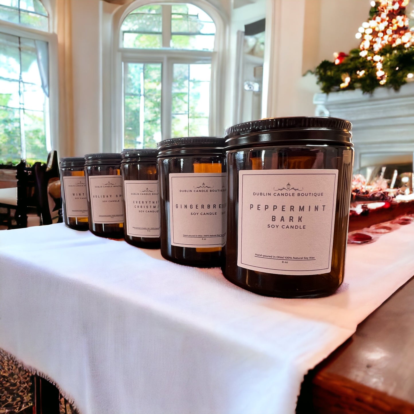 Artisanal Scented Candles - Winter Collection- Soy Wax Candles - 8 oz