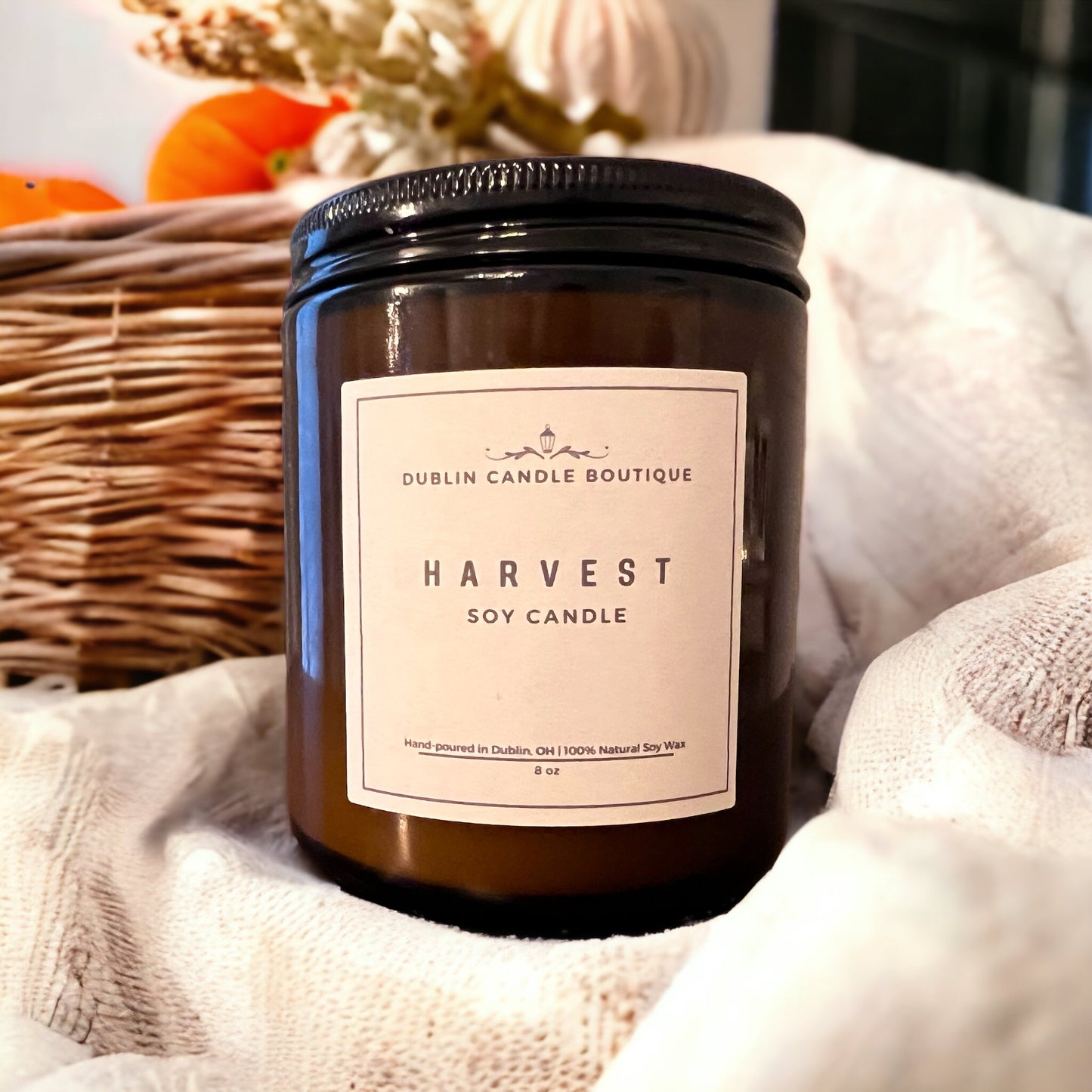 Artisanal Scented Candles - Fall Collection- Soy Wax Candles - 4 oz