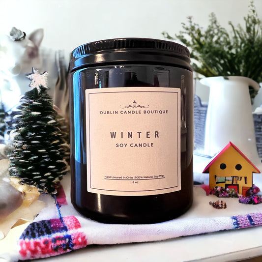 Artisanal Scented Candles - Winter Collection- Soy Wax Candles - 4 oz